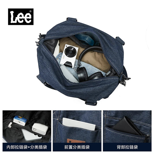 LEE Waterproof Overnight Duffel Bag with Dry Wet Pocket