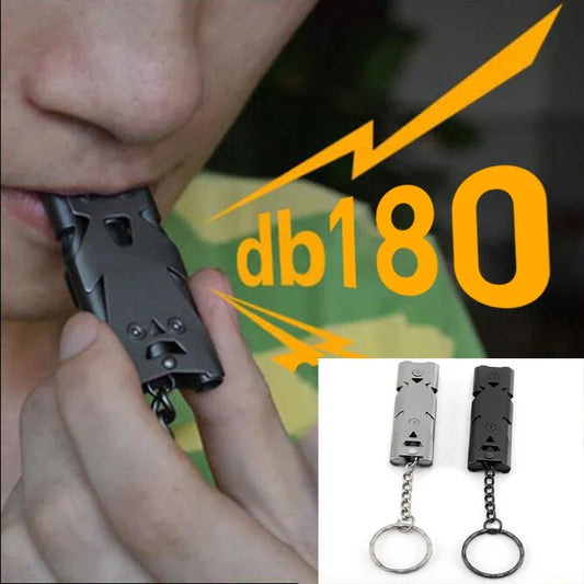 Double Tube Emergency Survival Whistle 180 dB