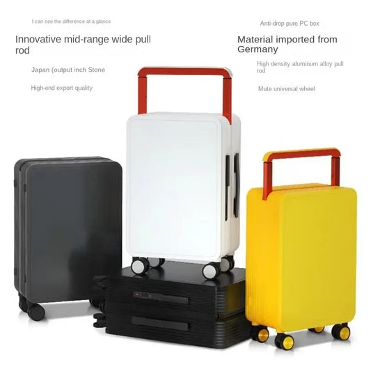 20-Inch Carry-On Suitcase - TSA Lock Cabin Trolley