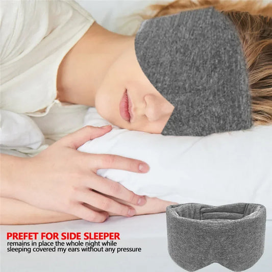 Cotton Silk Sleep Mask - Soft Travel Eye Cover
