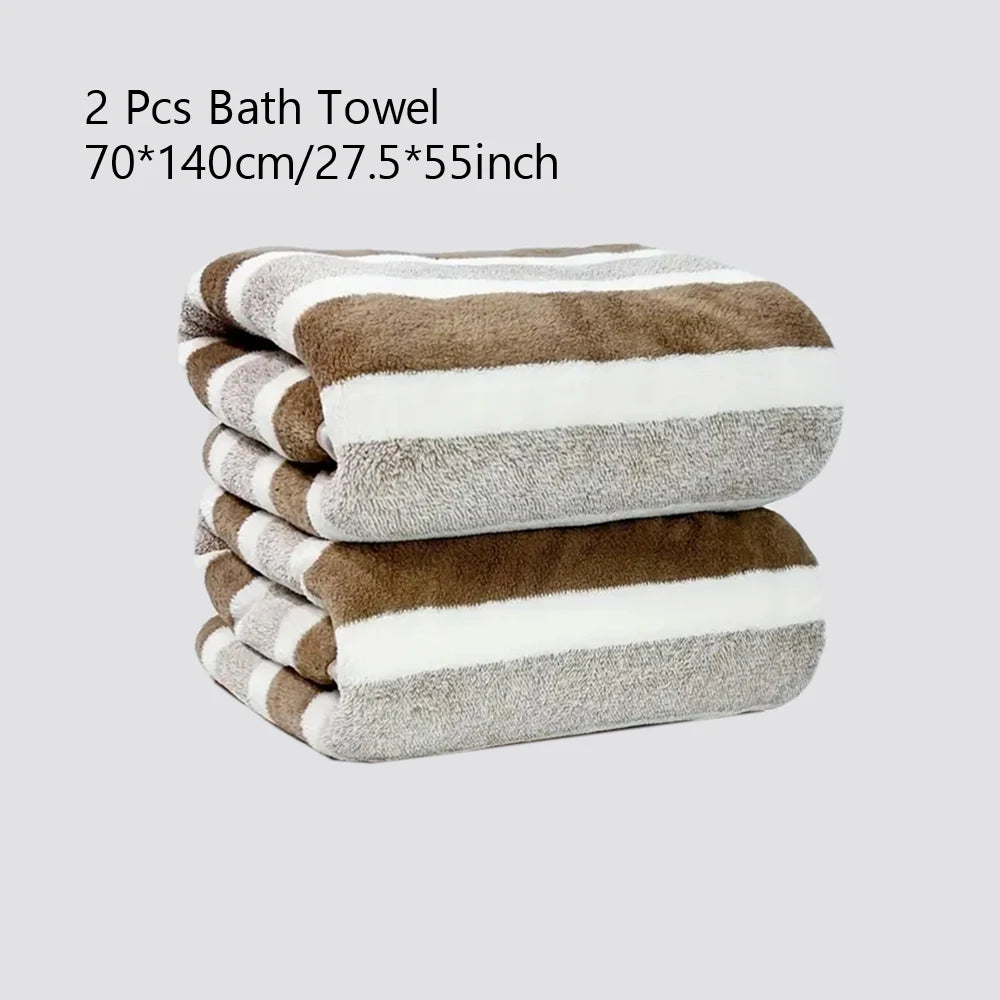 Soft Quick-Dry Bath Towel Set