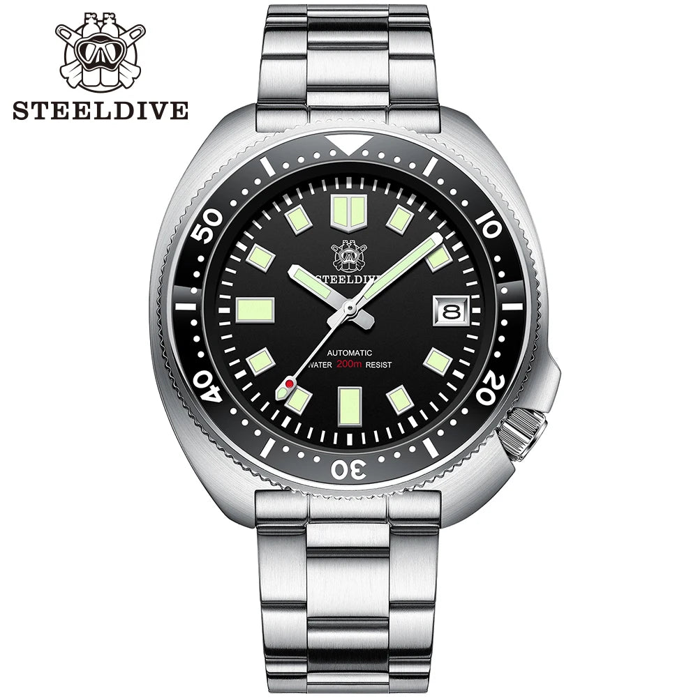 STEELDIVE SD1970 200M Dive Watch with Sapphire Glass