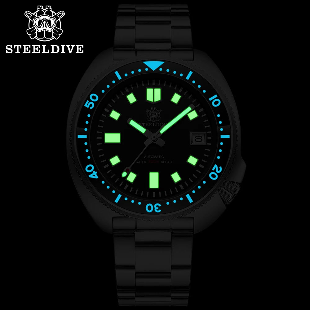 STEELDIVE SD1970 200M Dive Watch with Sapphire Glass
