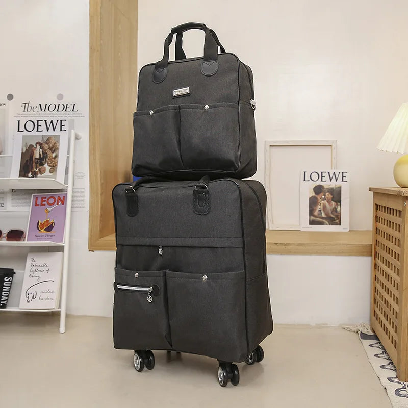 Oxford Wheeled Backpack Carry-On Bag