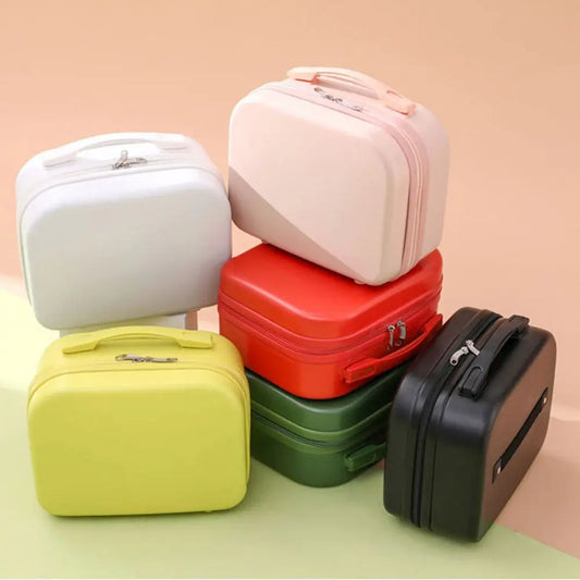 14-Inch Mini Carry-On Suitcase - Compact Travel Makeup Luggage