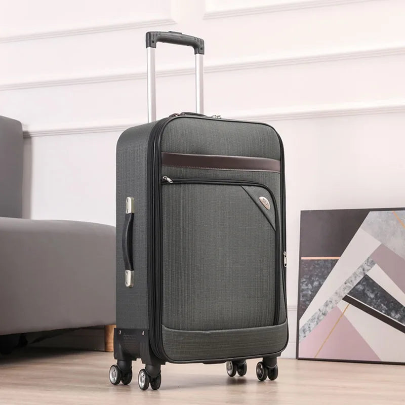 Waterproof Oxford Rolling Suitcase 20 to 24 Inch