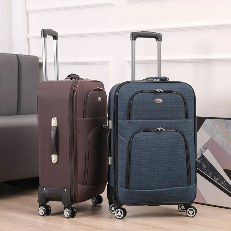 Waterproof Oxford Rolling Suitcase 20 to 24 Inch