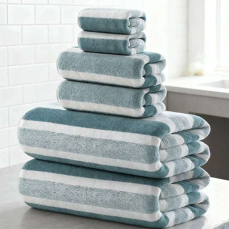 Soft Quick-Dry Bath Towel Set
