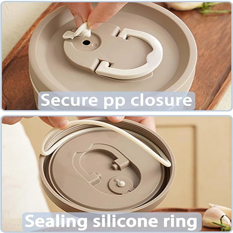 Insulated 3-Tier Stainless Steel Lunch Container Set