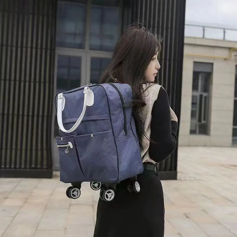 Oxford Wheeled Backpack Carry-On Bag