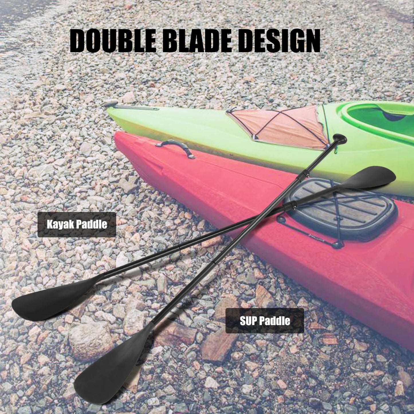 Adjustable 4 Piece Kayak and SUP Paddle
