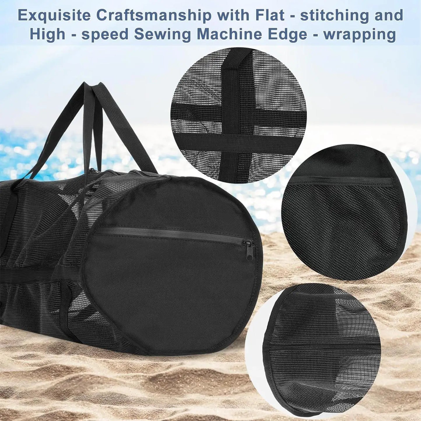 Large Capacity Diving Mesh Duffel Bag