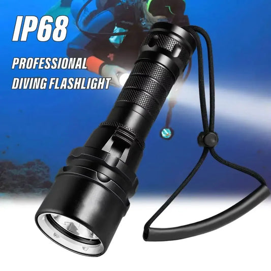 IP68 Diving Flashlight - High Power Underwater Light