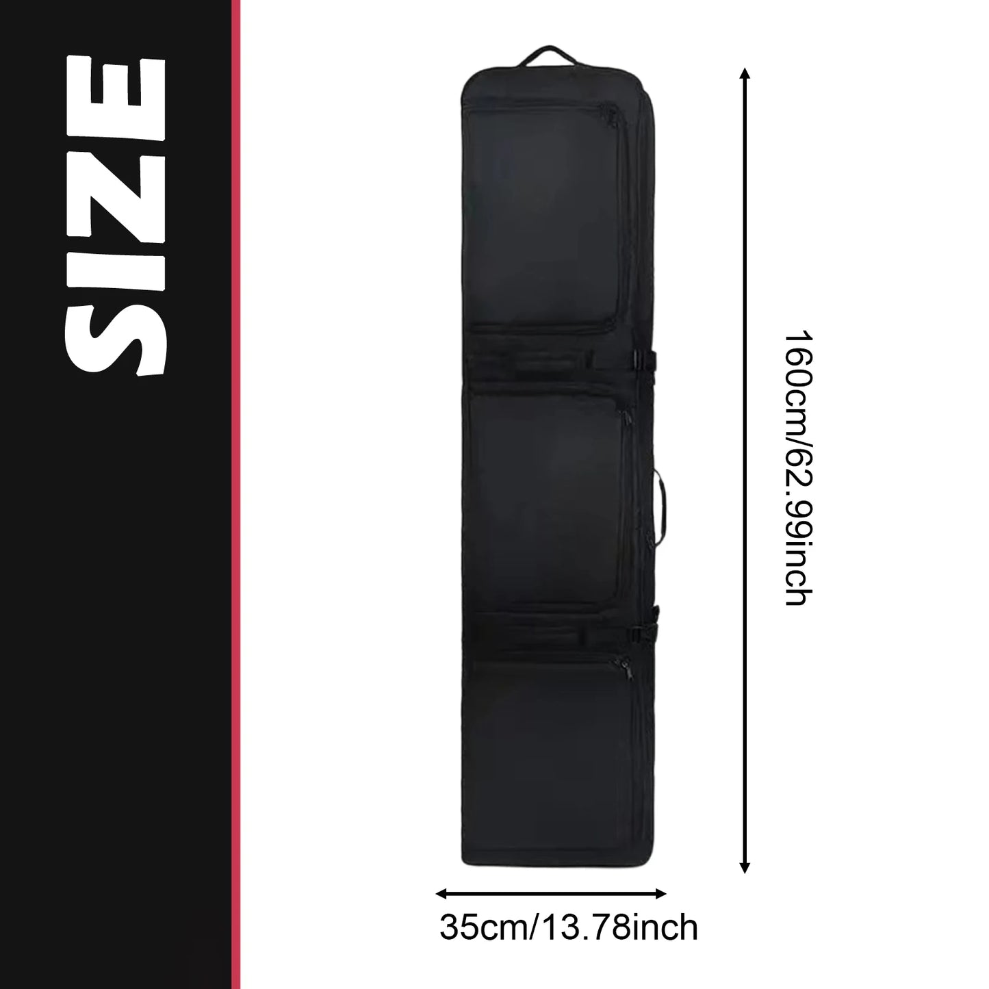 Waterproof Snowboard Bag - Universal Winter Sports Carrier