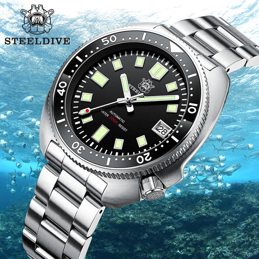STEELDIVE SD1970 200M Dive Watch with Sapphire Glass