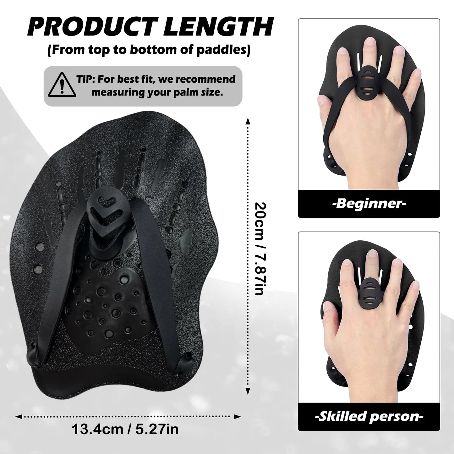 Adjustable Hand Training Swim Fins