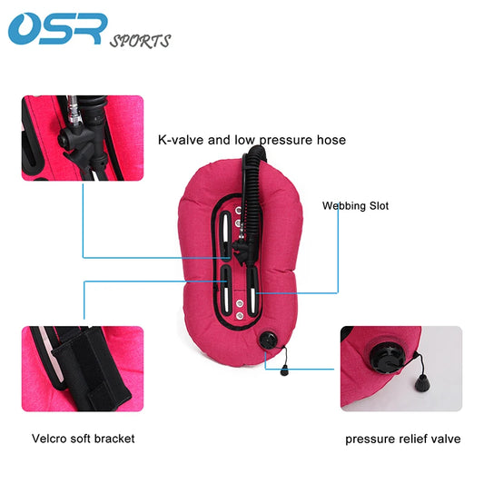 30LBS Single Tank Scuba Donut Wing