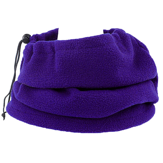 Polar Fleece Neck Warmer - Adjustable Winter Gaiter Mask