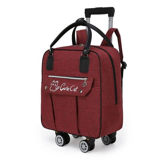 Wheeled Travel Duffel Bag with Spinner Design