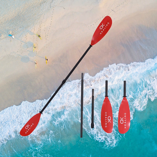 4 Section Fiberglass Adjustable Kayak Paddle