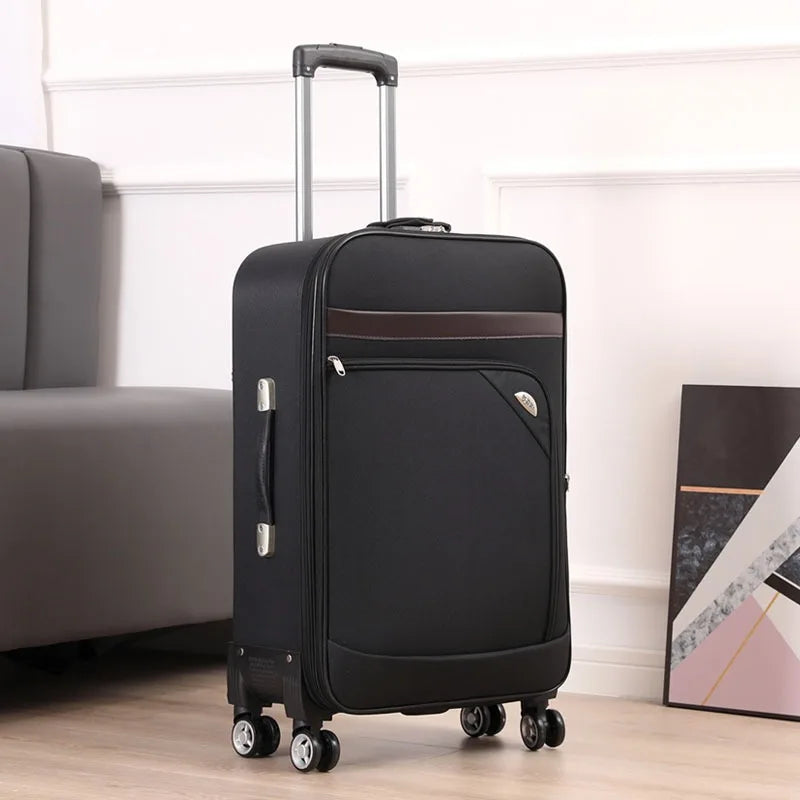Waterproof Oxford Rolling Suitcase 20 to 24 Inch
