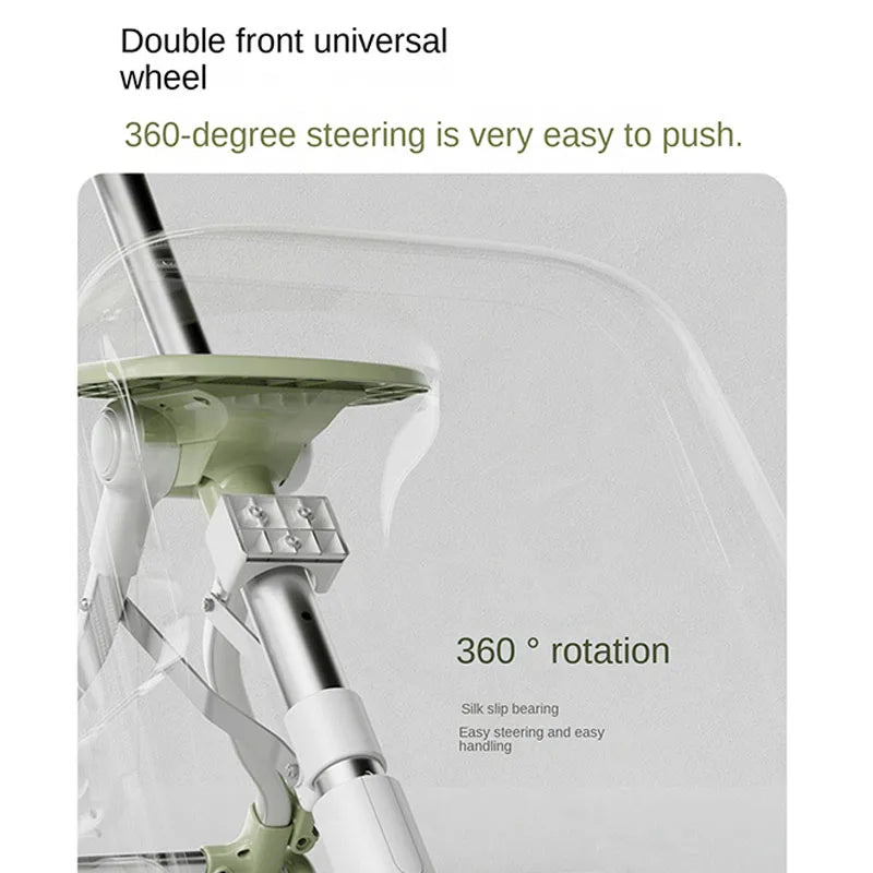 Ride-On Kids Luggage - Foldable Trolley Suitcase with Brakes