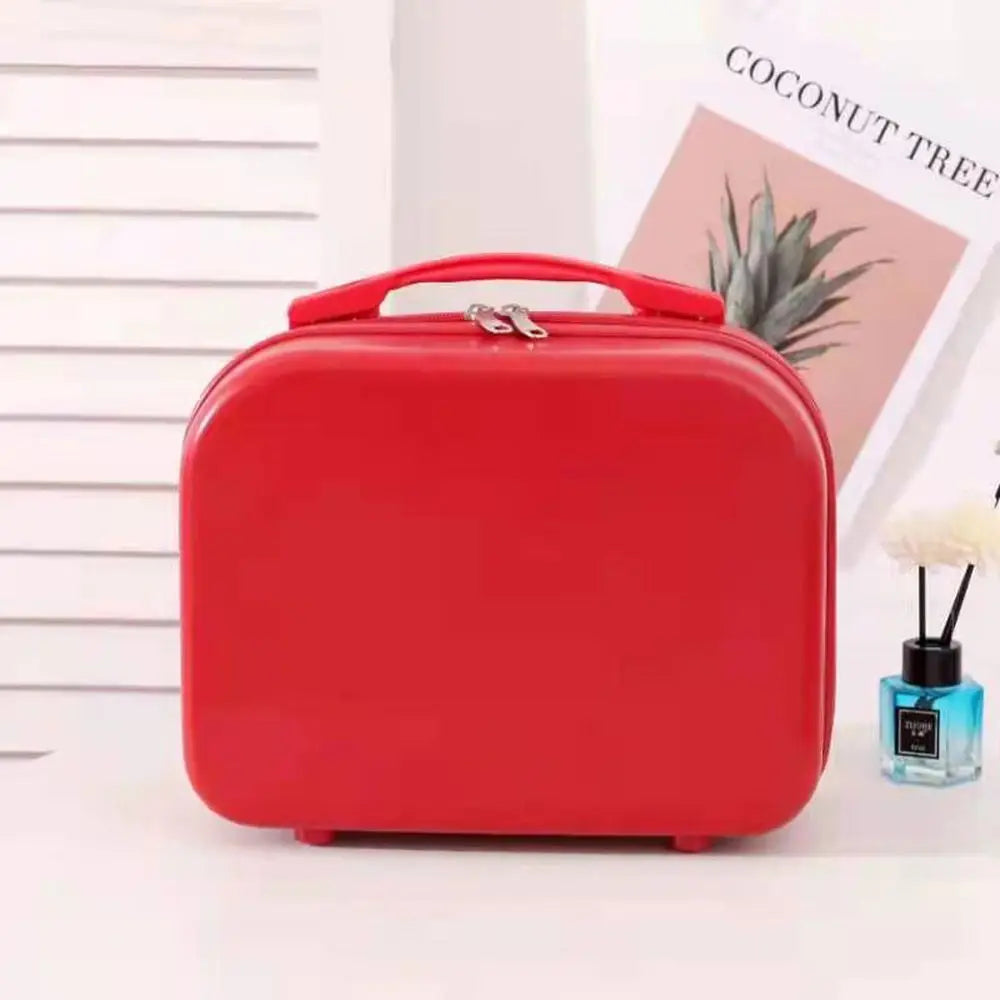 14-Inch Mini Carry-On Suitcase - Compact Travel Makeup Luggage
