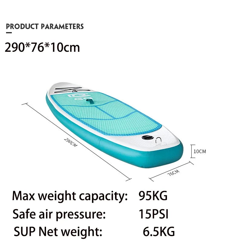 9.5 FT Inflatable Stand Up Paddle Board