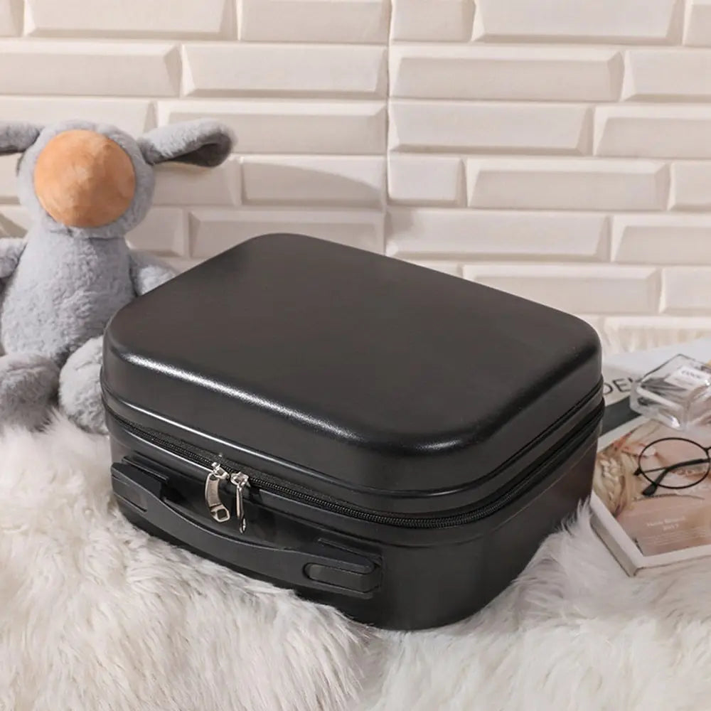 14-Inch Mini Carry-On Suitcase - Compact Travel Makeup Luggage