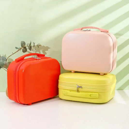 14-Inch Mini Carry-On Suitcase - Compact Travel Makeup Luggage