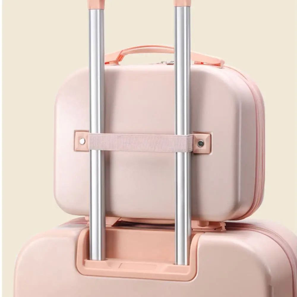 14-Inch Mini Carry-On Suitcase - Compact Travel Makeup Luggage